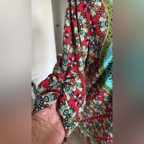 Multicolor Bohemian Tunic Dress - Picture 5 of 9